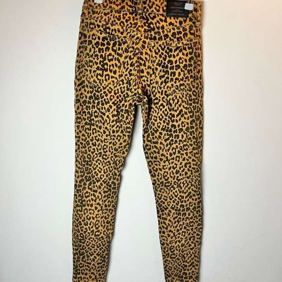 Lucky Brand leopard print Bridgette skinny jeans size 0 - Picture 8 of 11